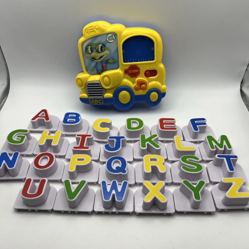 Leap Frog Fridge Phonics Bus Magnetic Letter Set 26 Letters Complete Tested Work